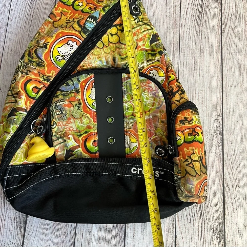 CROCS Graffiti Sling Back Backpack Bag